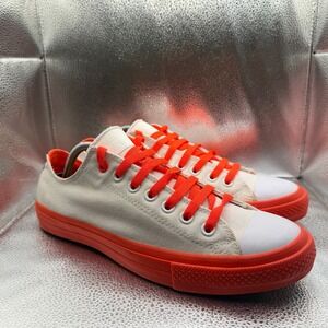 Size 9.5M/11.5W‎ Converse CTAS Ox White/Lava Unisex Sneaker Shoes 153542C